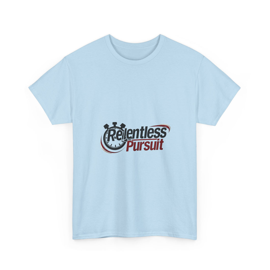 Relentless Pursuit Graphic Motivational Stopwatch Design T-Shirt