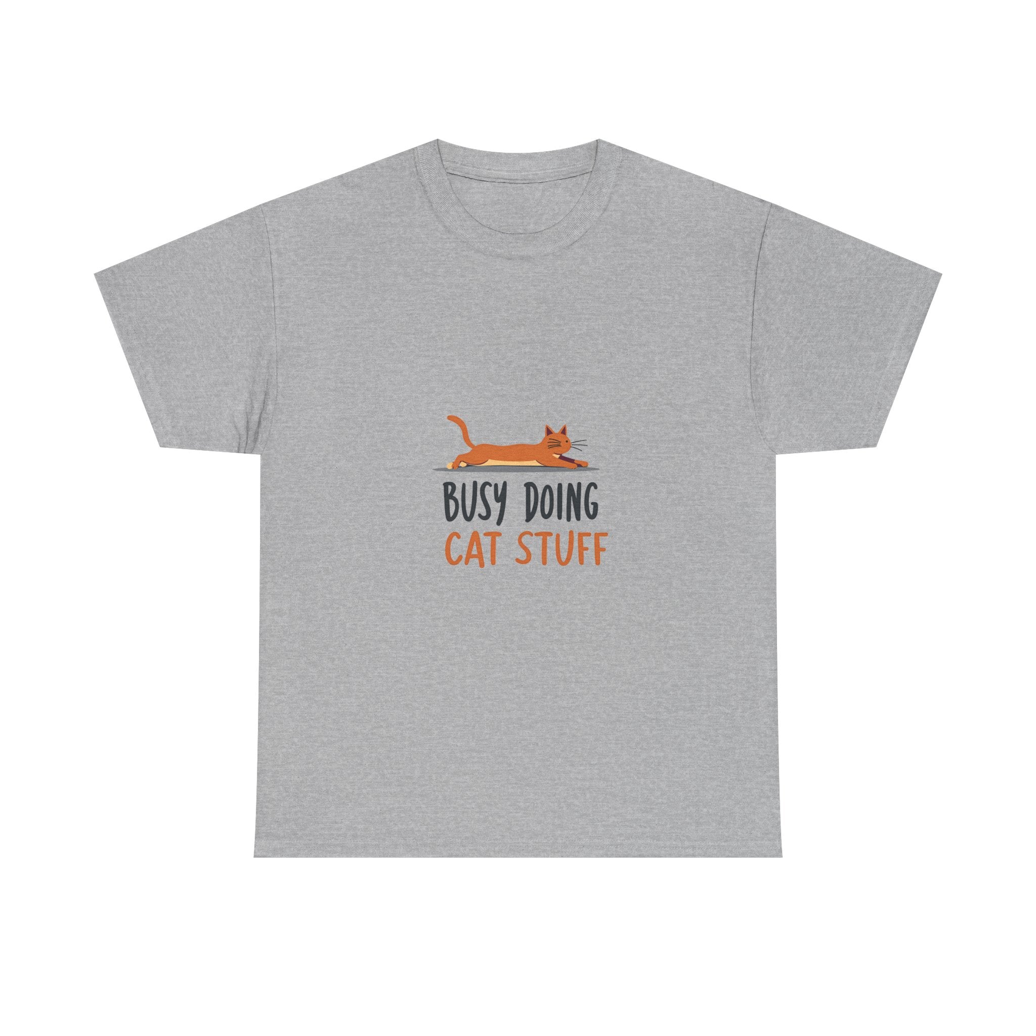 "Busy Doing Cat Stuff" Cute Cat Lover T-Shirt