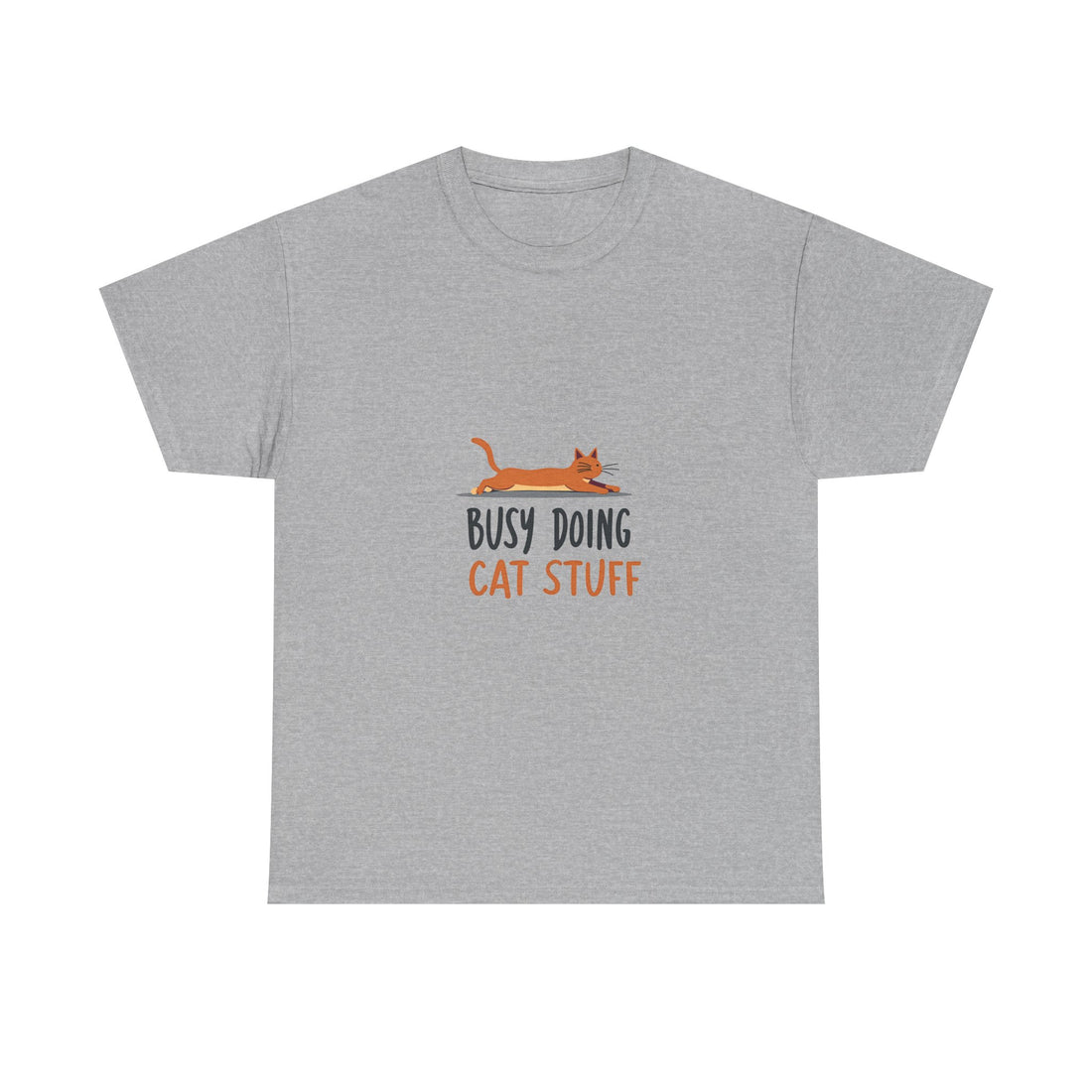 "Busy Doing Cat Stuff" Cute Cat Lover T-Shirt