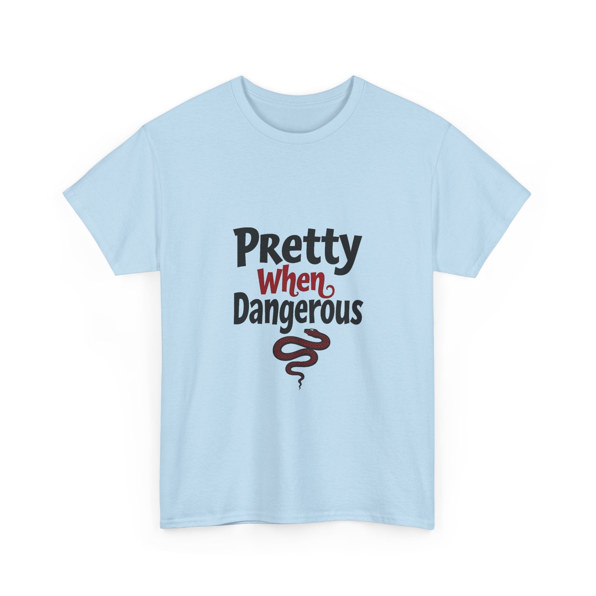 Pretty When Dangerous Bold Snake Graphic T-Shirt