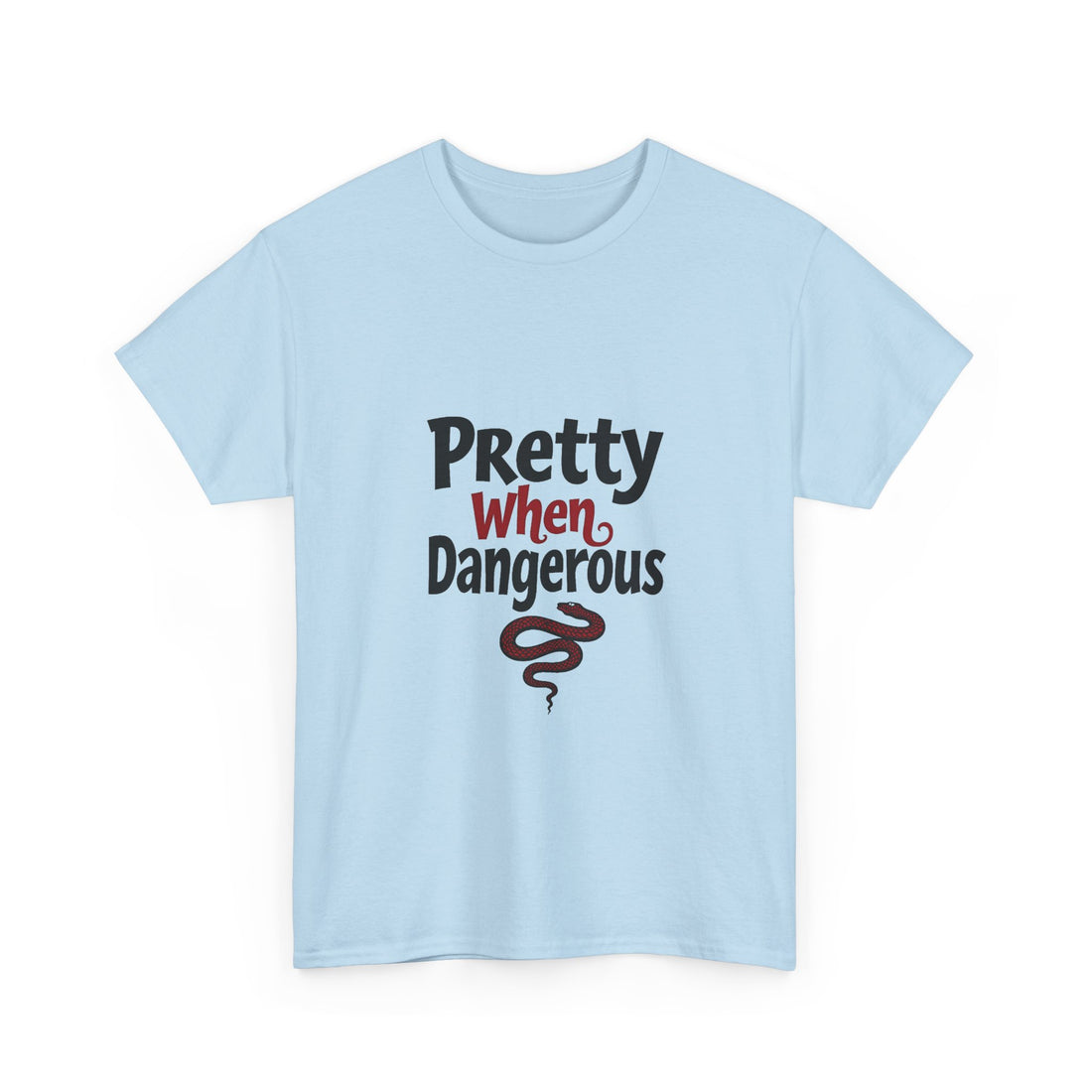 Pretty When Dangerous Bold Snake Graphic T-Shirt
