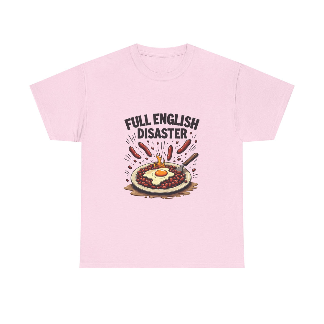 "Full English Disaster" Breakfast Graphic T-Shirt