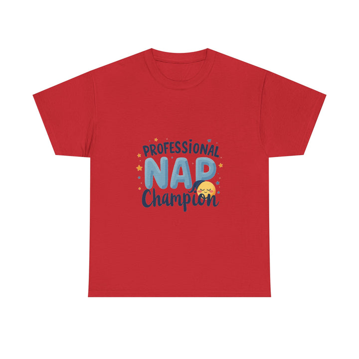 'Professional Nap Champion' Funny T-Shirt