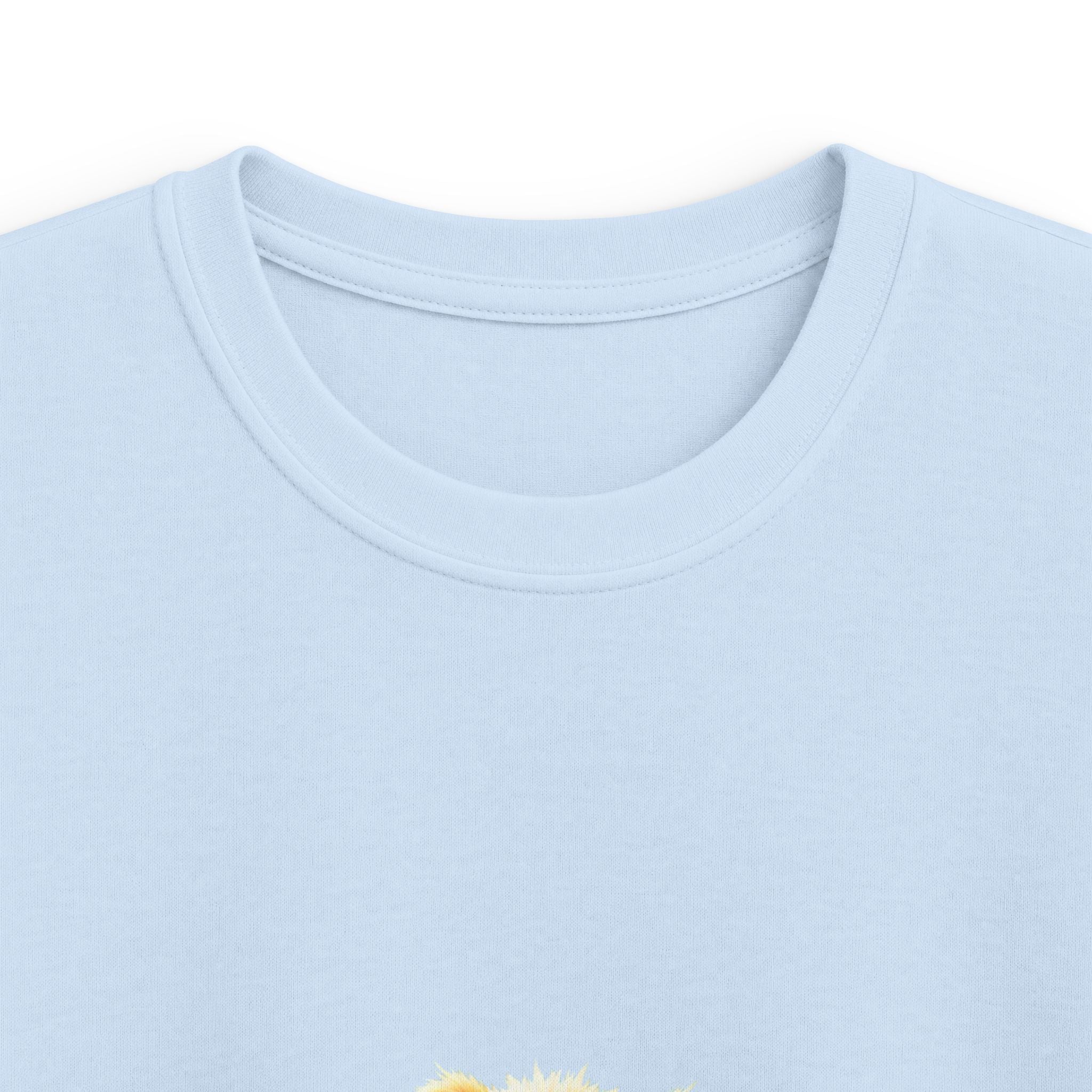Happy Jumping Fluffy Creature Cute Cartoon T‑Shirt