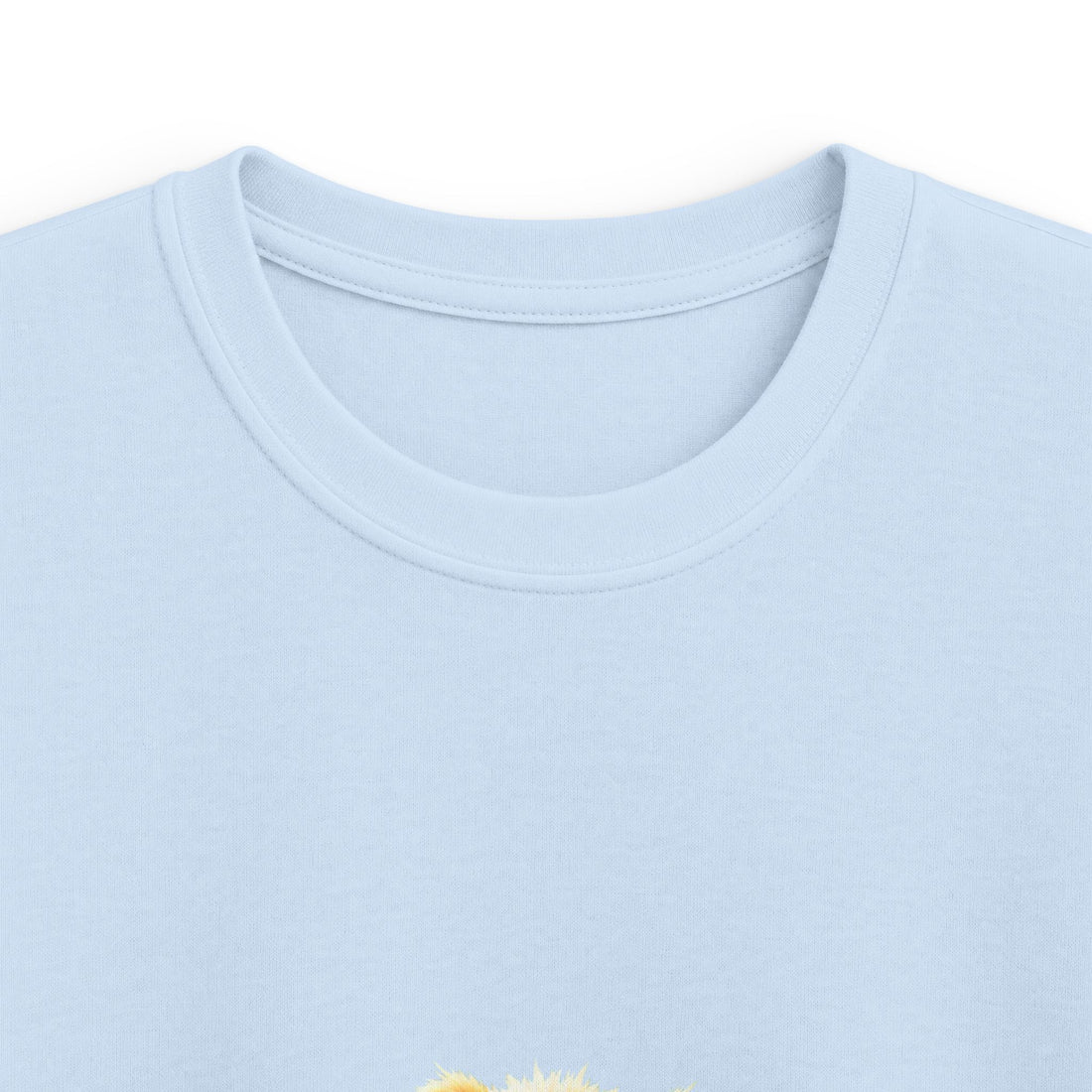 Happy Jumping Fluffy Creature Cute Cartoon T‑Shirt