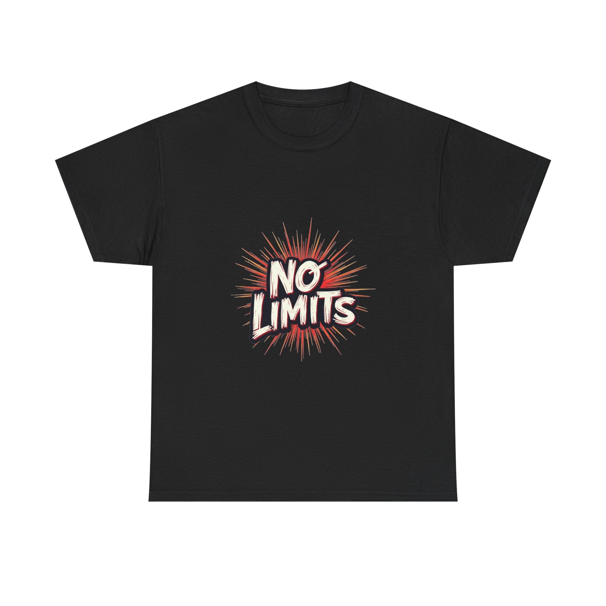 'No Limits' Bold Motivational Graphic T-Shirt