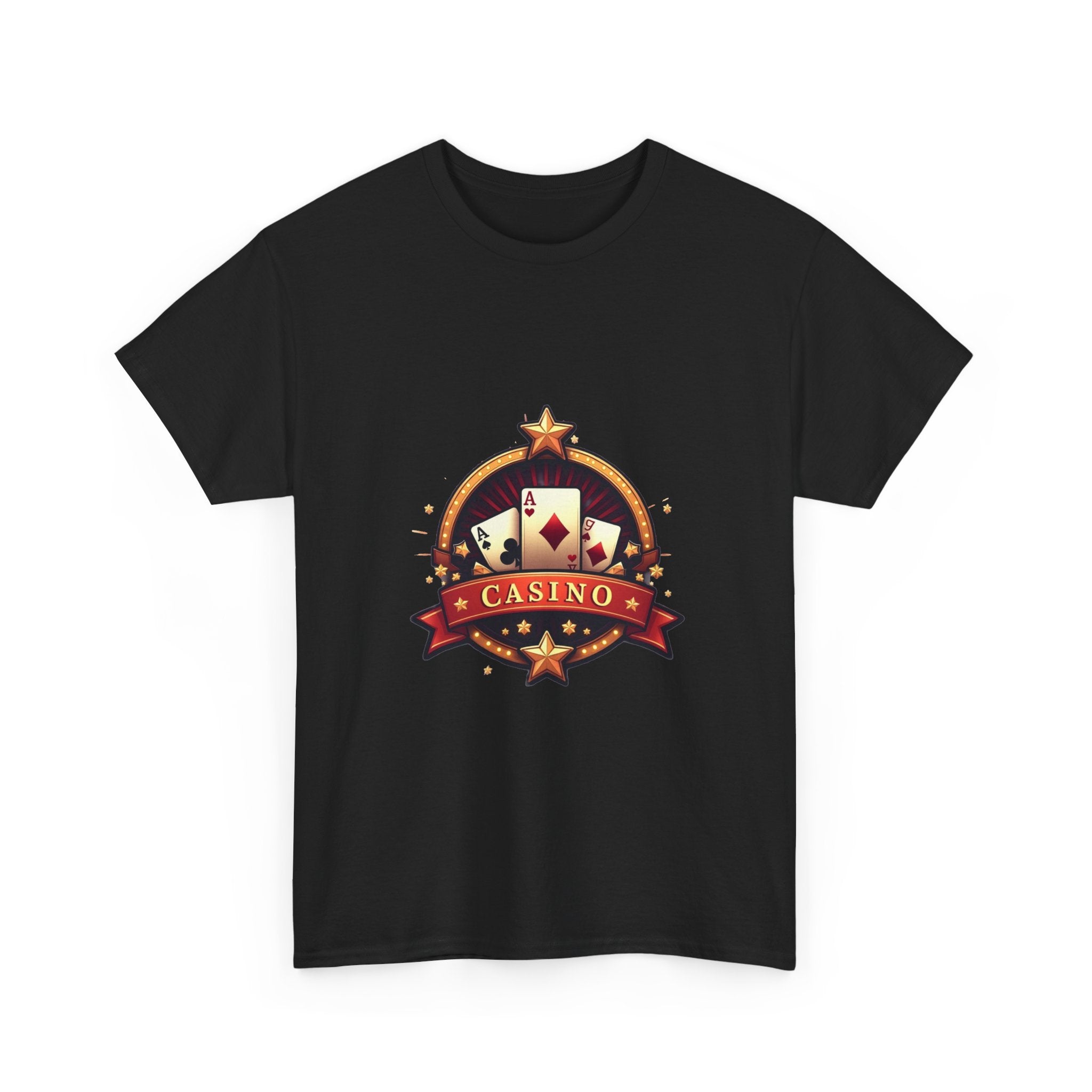 Casino Playing Cards T-Shirt — Vintage Poker Logo Tee
