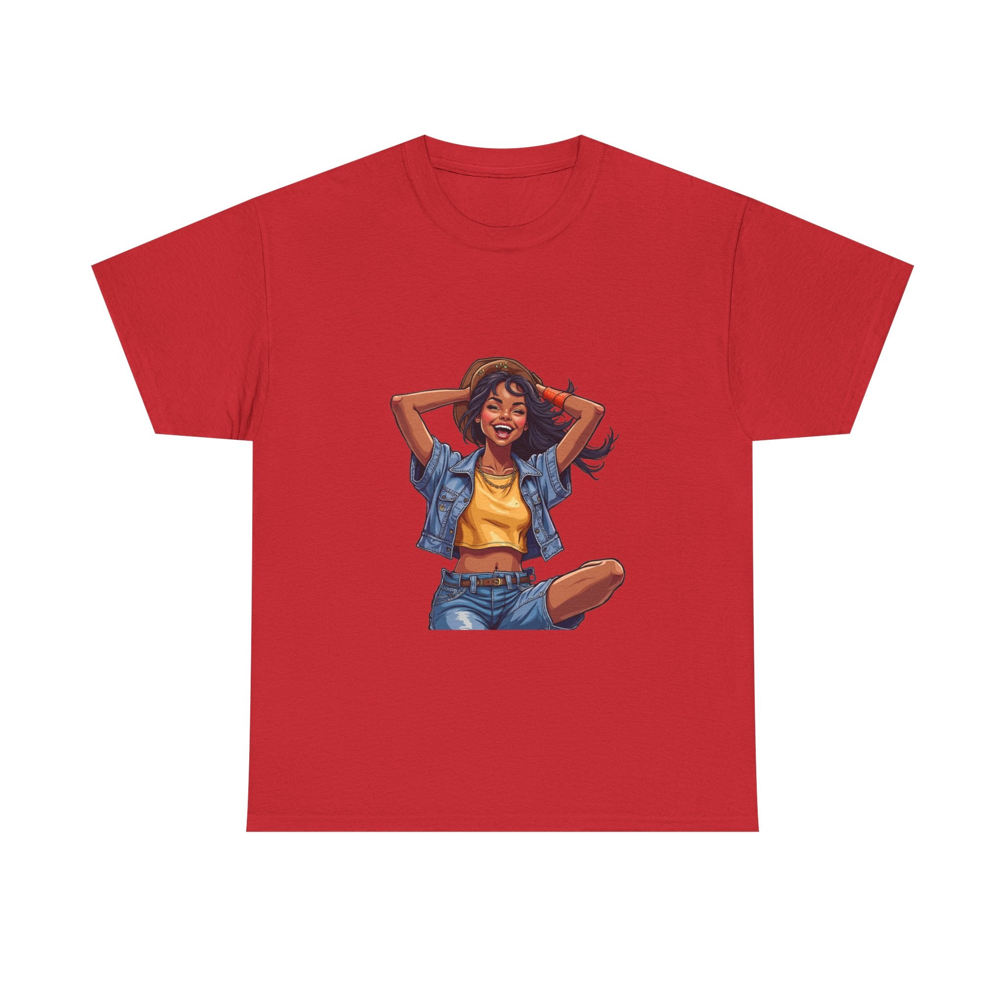 Retro Summer Girl Vintage Pinup Woman Graphic T-Shirt