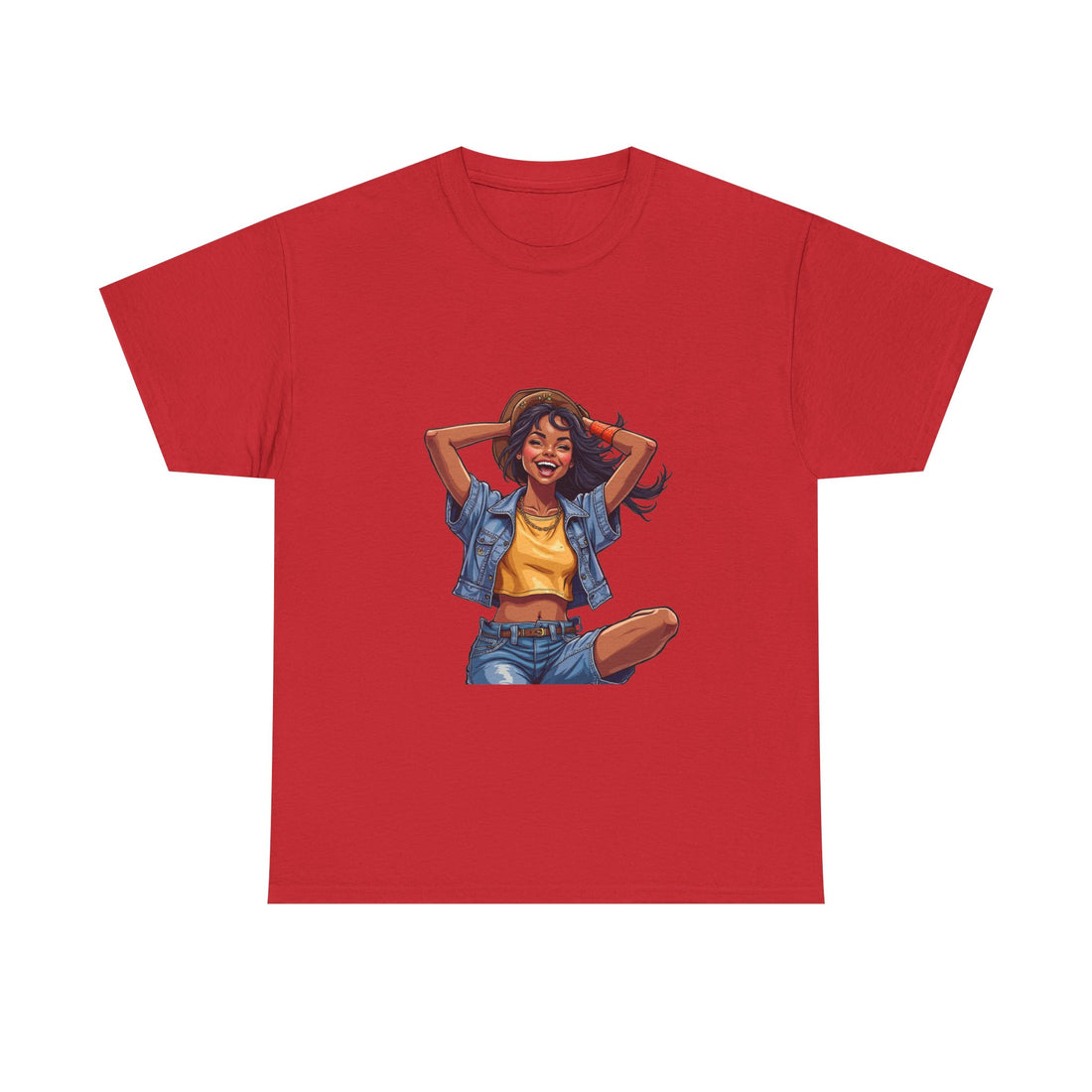 Retro Summer Girl Vintage Pinup Woman Graphic T-Shirt