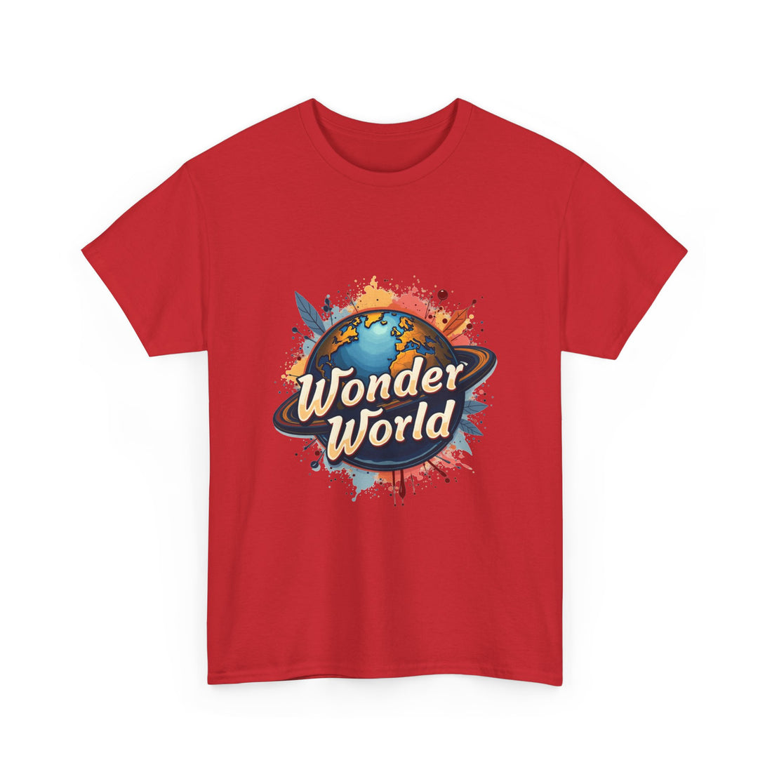 Wonder World Retro Earth Logo T-Shirt