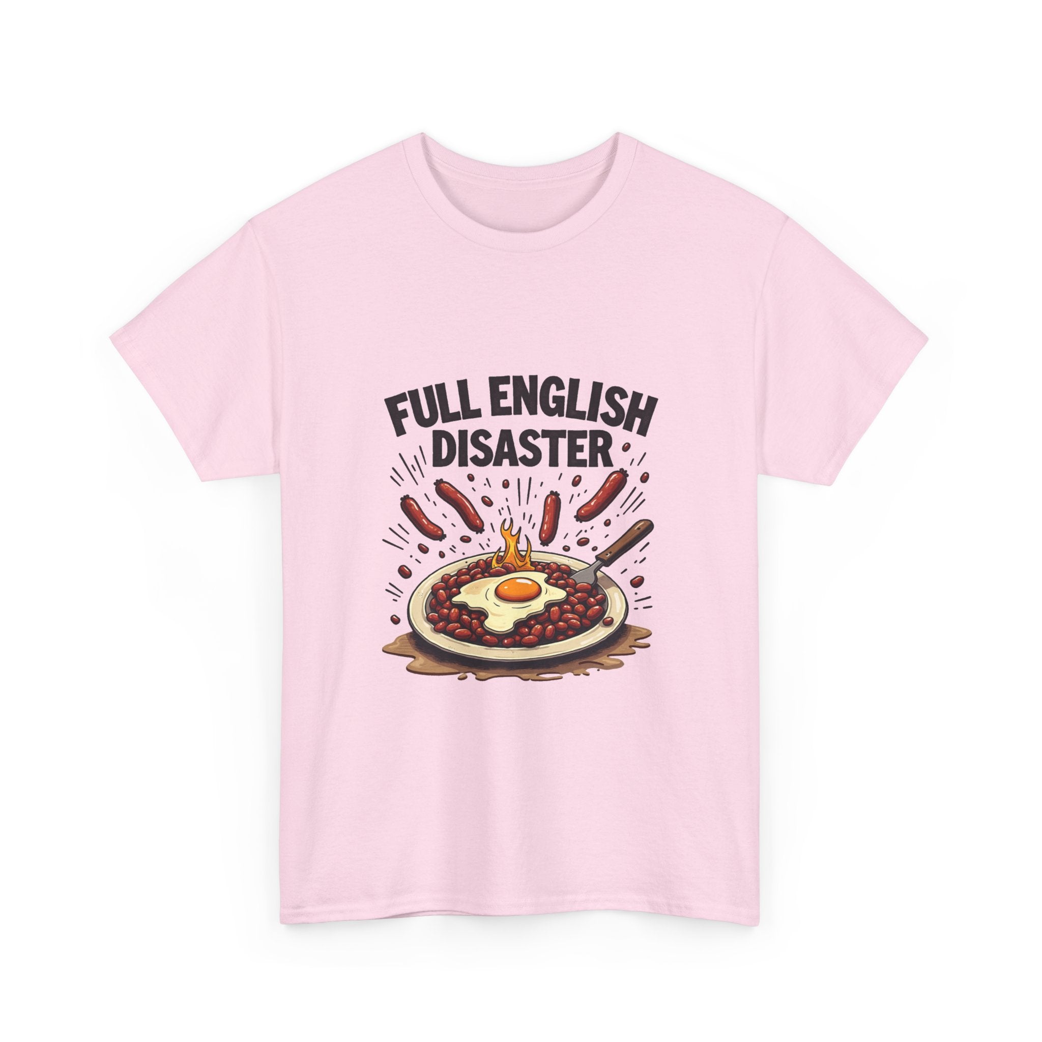 "Full English Disaster" Breakfast Graphic T-Shirt