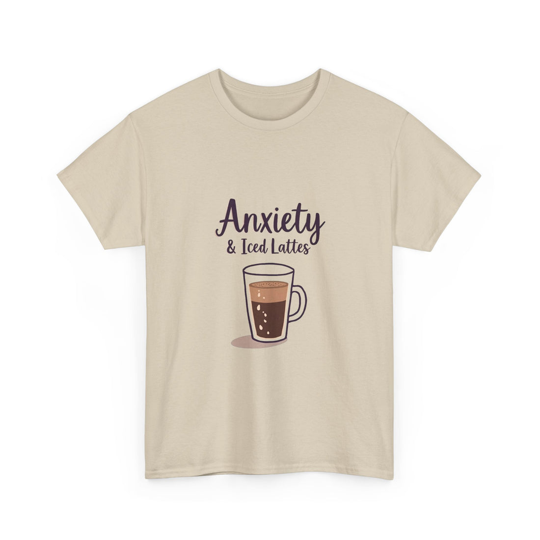 'Anxiety & Iced Lattes' T‑Shirt