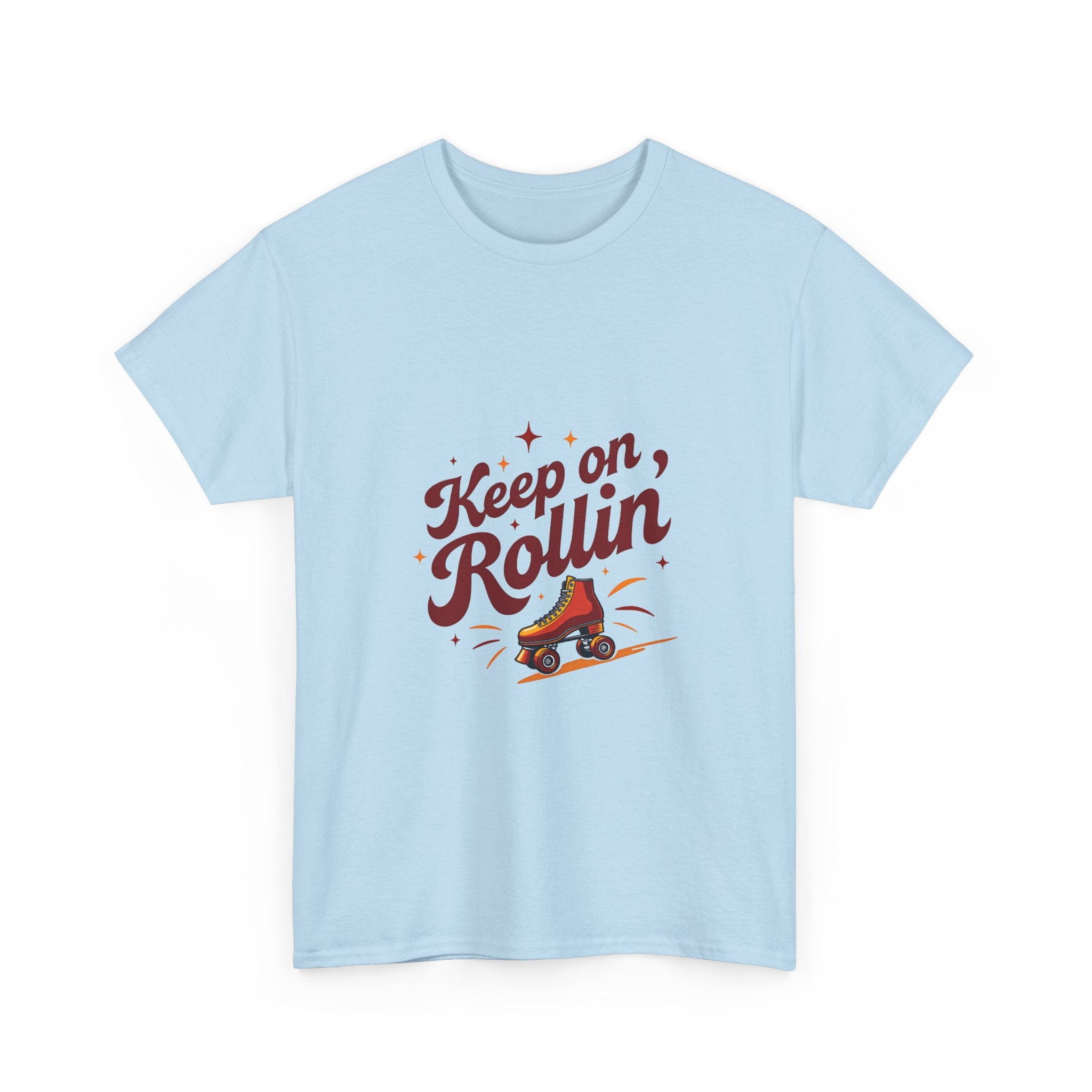 'Keep on Rollin' Tee Retro Roller Skate Graphic T-Shirt