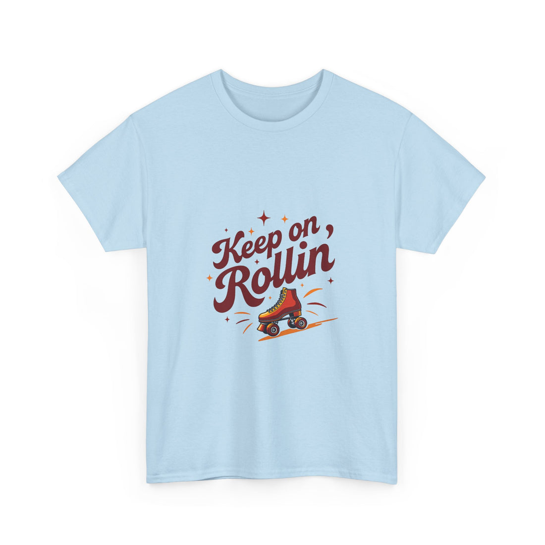 'Keep on Rollin' Tee Retro Roller Skate Graphic T-Shirt