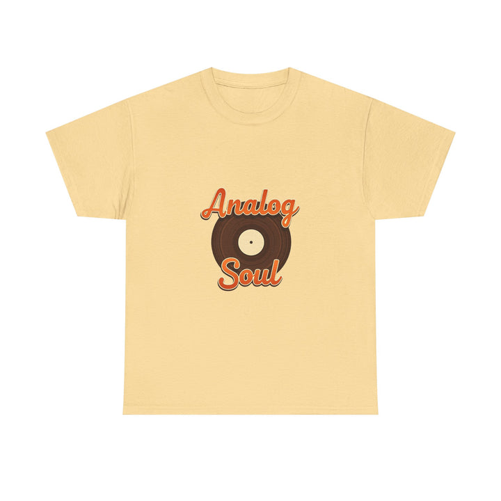 'Analog Soul' Vintage Vinyl Record T-Shirt