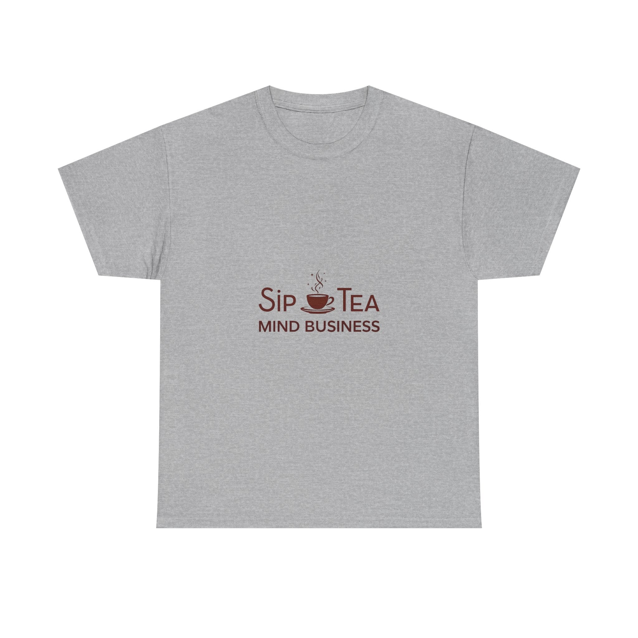 "Sip Tea, Mind Business" Minimal Graphic T-Shirt