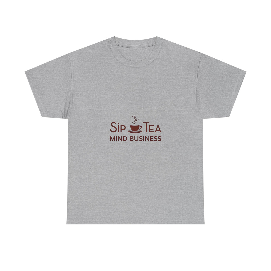 "Sip Tea, Mind Business" Minimal Graphic T-Shirt