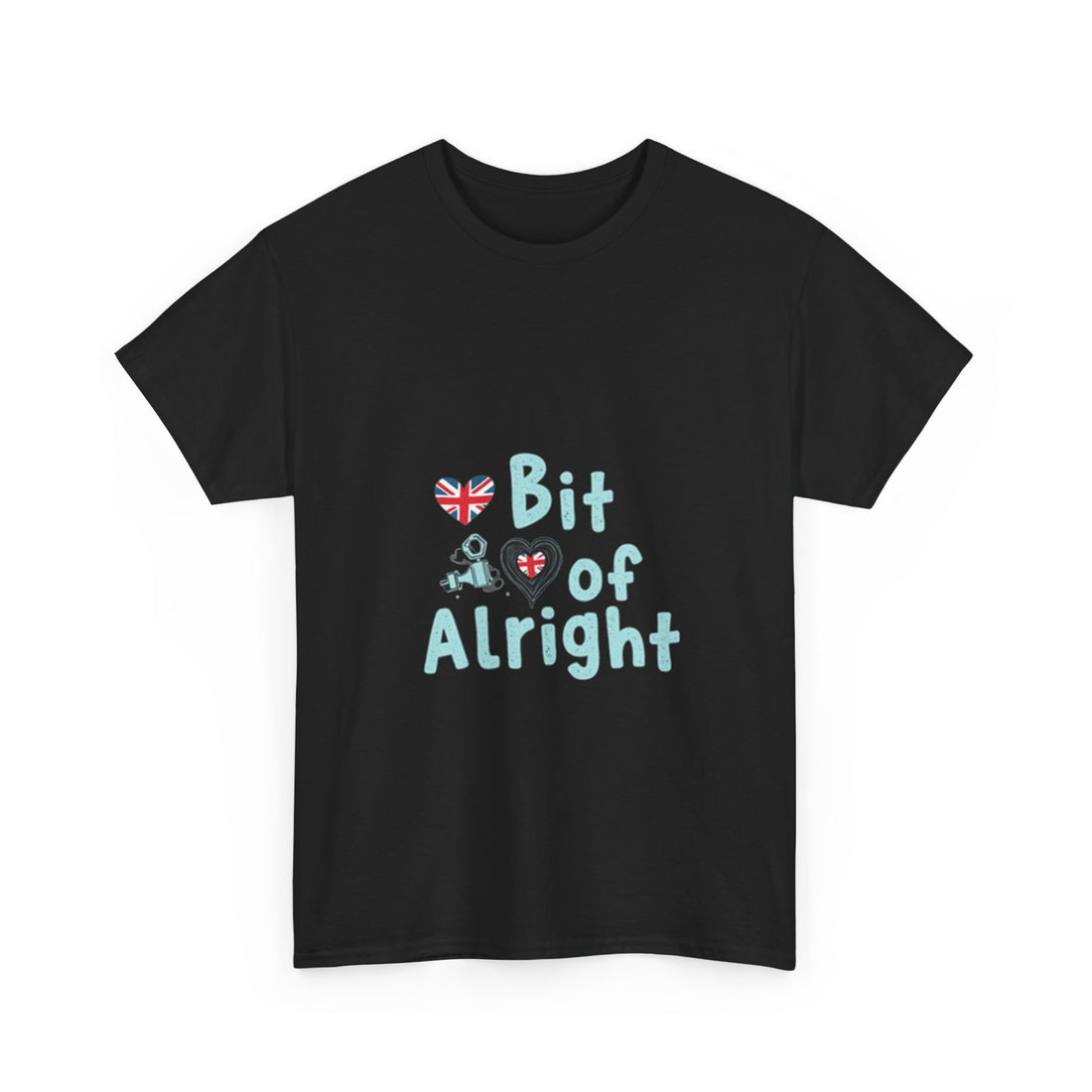 'Bit of Alright' British Heart Graphic T-Shirt