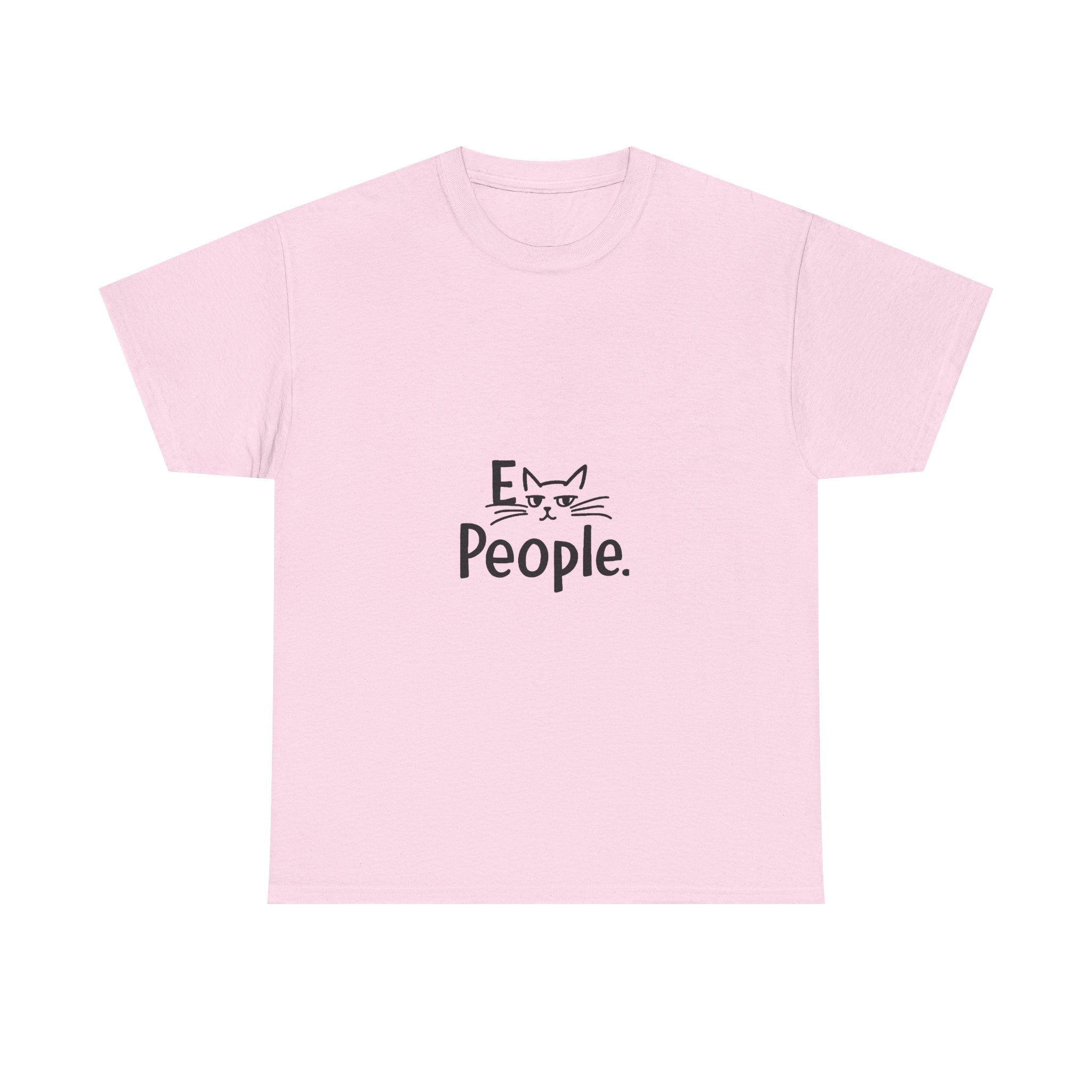 'E People.' Cat Graphic Funny Antisocial T-Shirt