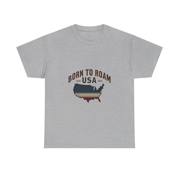 'Born to Roam USA' Vintage American Adventure T-Shirt