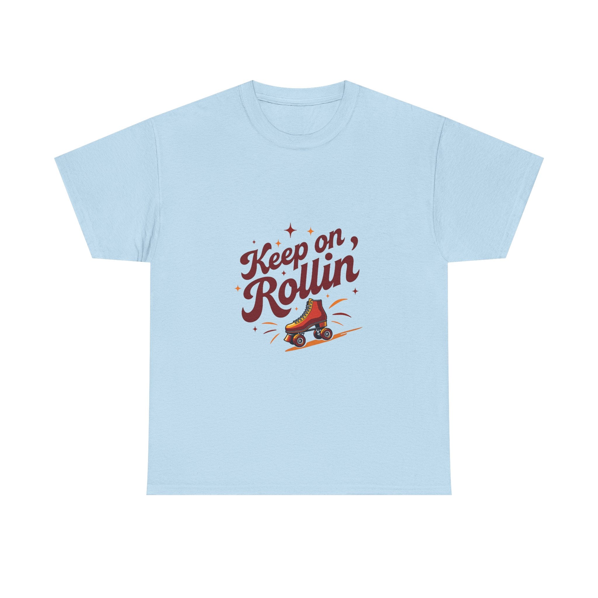 'Keep on Rollin' Tee Retro Roller Skate Graphic T-Shirt
