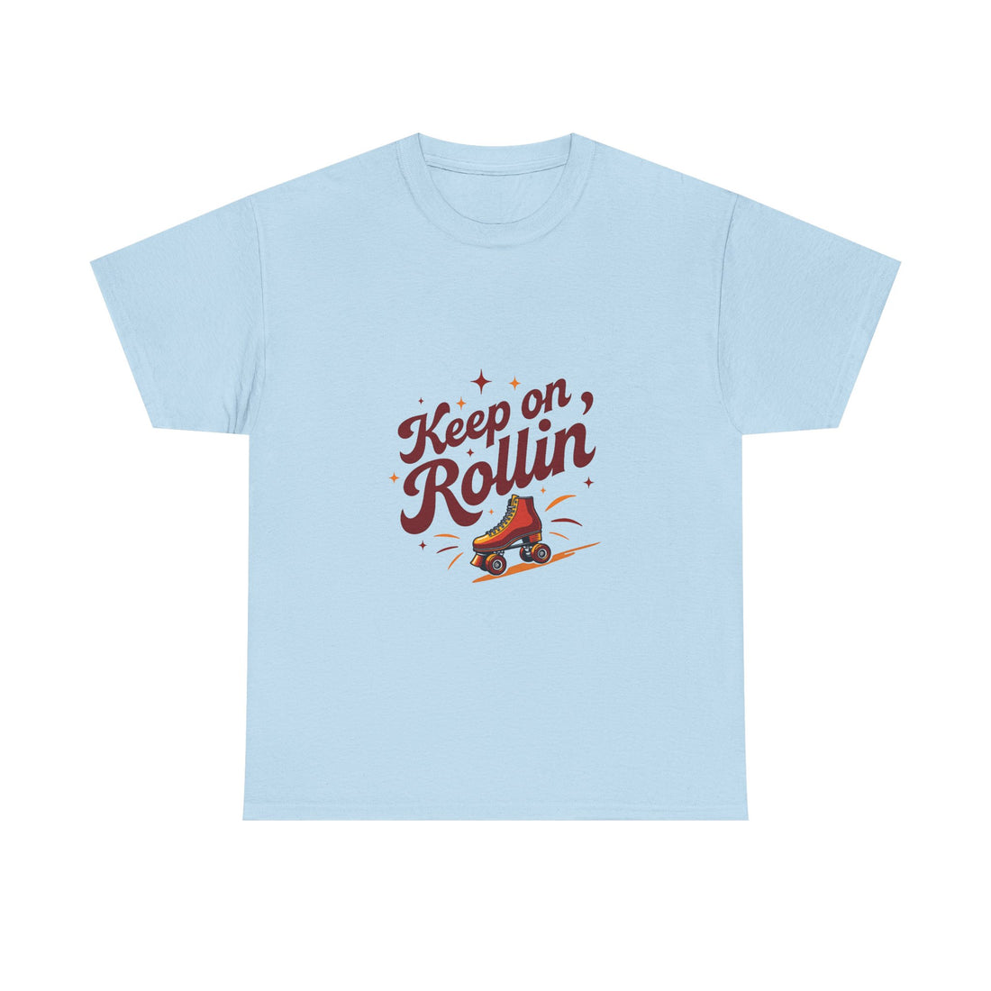 'Keep on Rollin' Tee Retro Roller Skate Graphic T-Shirt