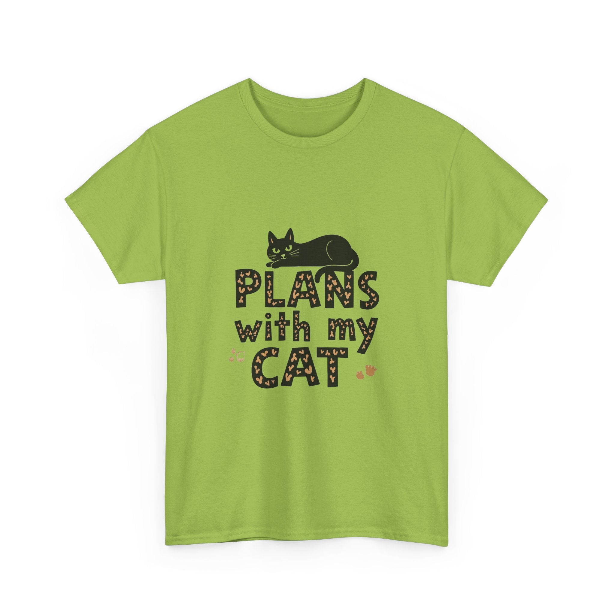 "Plans With My Cat" Graphic T-Shirt