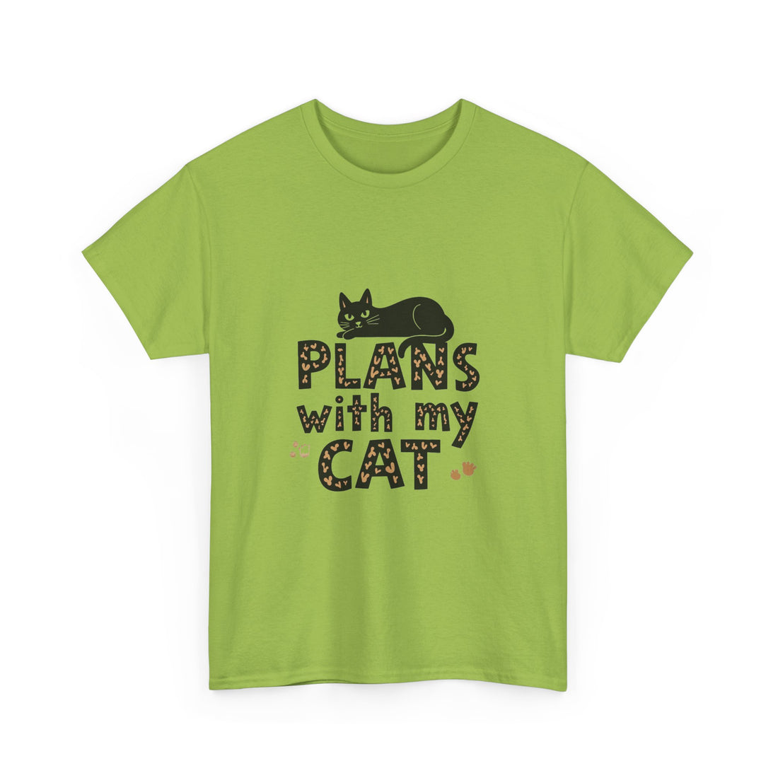 "Plans With My Cat" Graphic T-Shirt