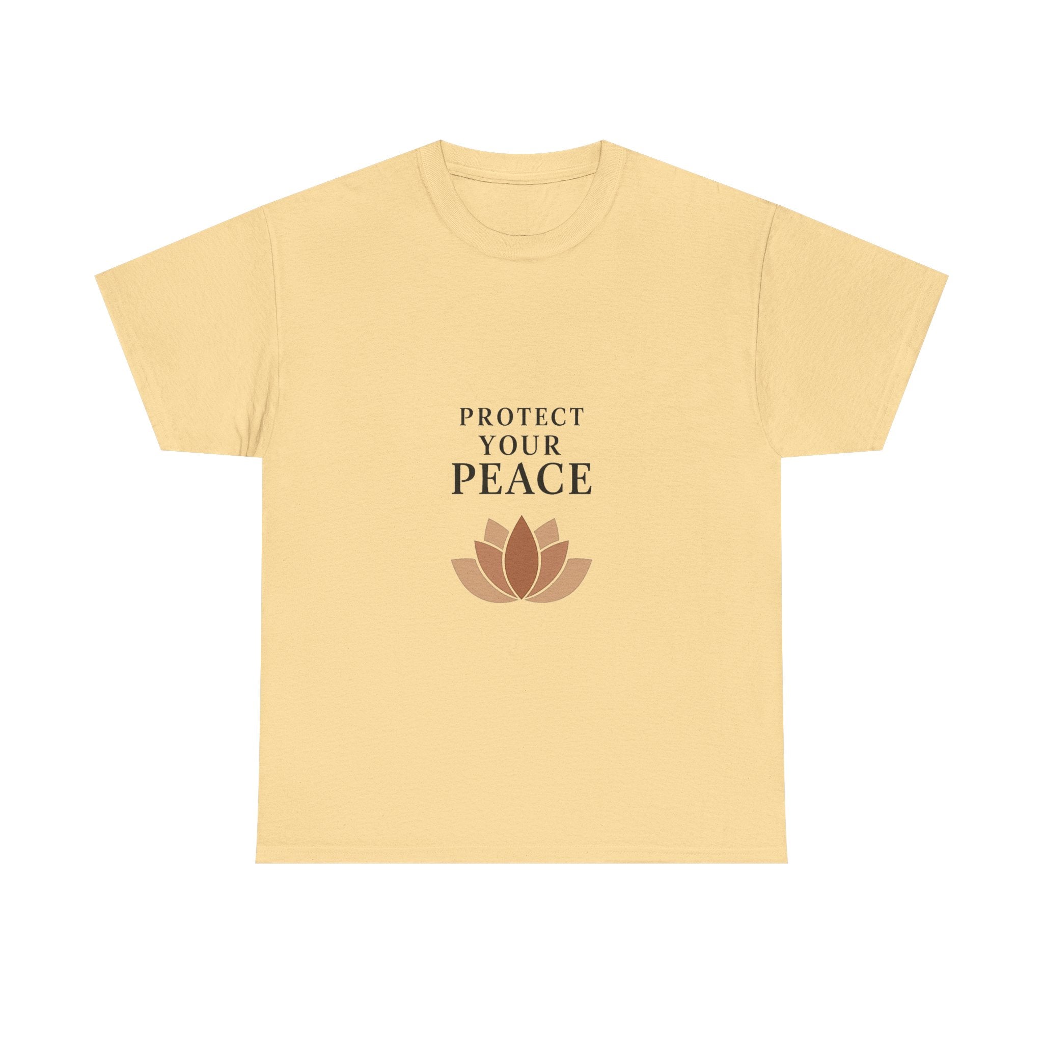 'Protect Your Peace' Lotus Graphic T-Shirt