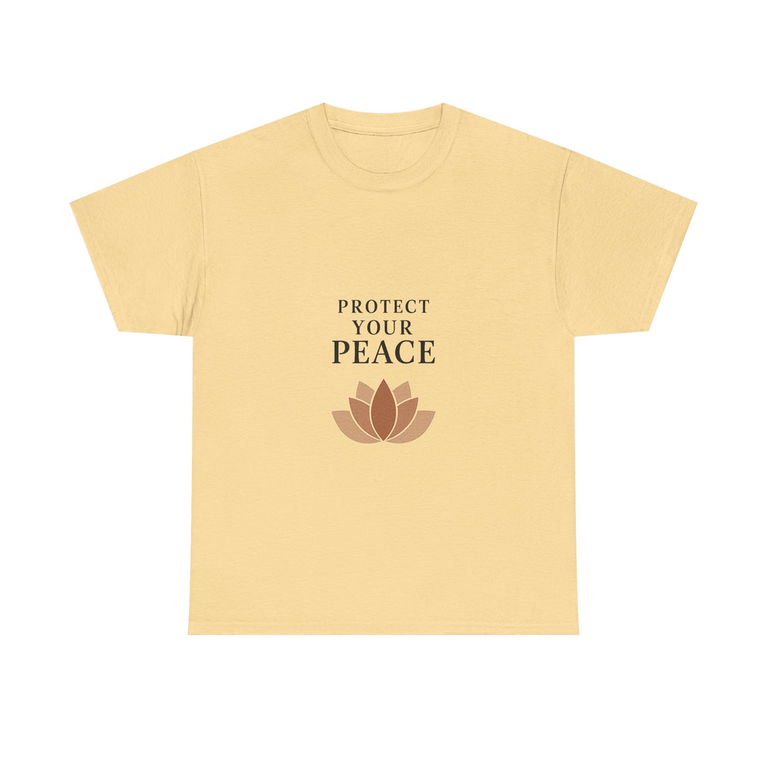 'Protect Your Peace' Lotus Graphic T-Shirt