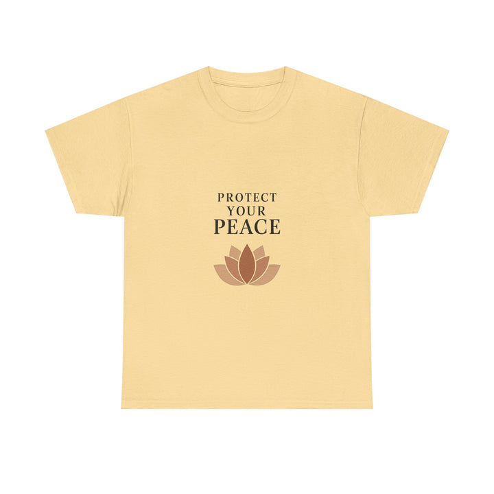 'Protect Your Peace' Lotus Graphic T-Shirt