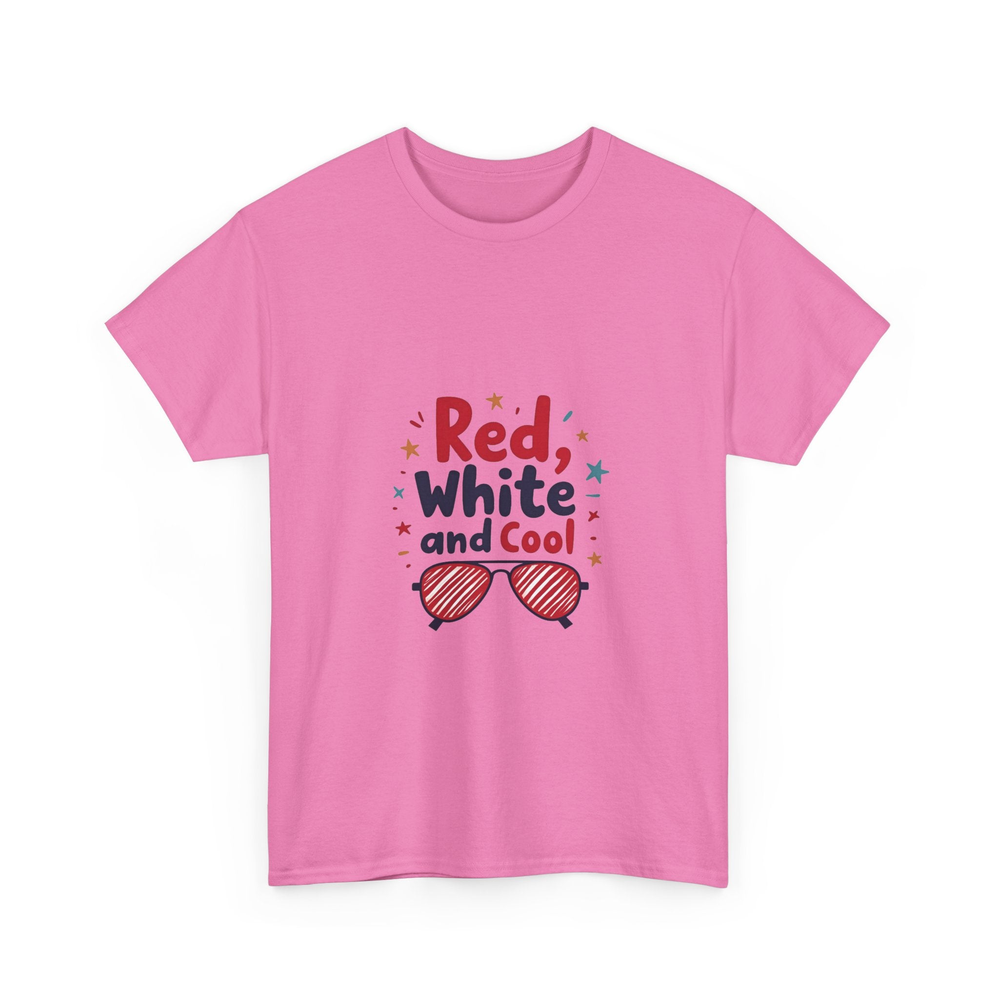 Patriotic "Red, White and Cool" 4th of July Sunglasses T-Shirt