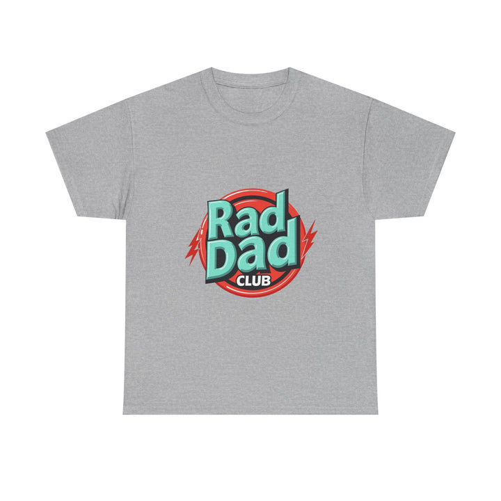 'Rad Dad Club' Retro Graphic T-Shirt for Cool Dads, Father’s Day Gift