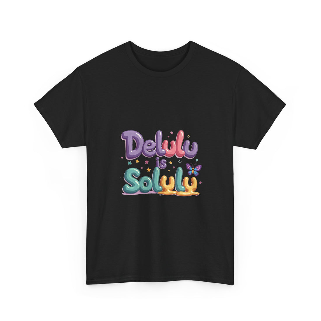 'Delulu Is Solulu' Cute Graphic T-Shirt