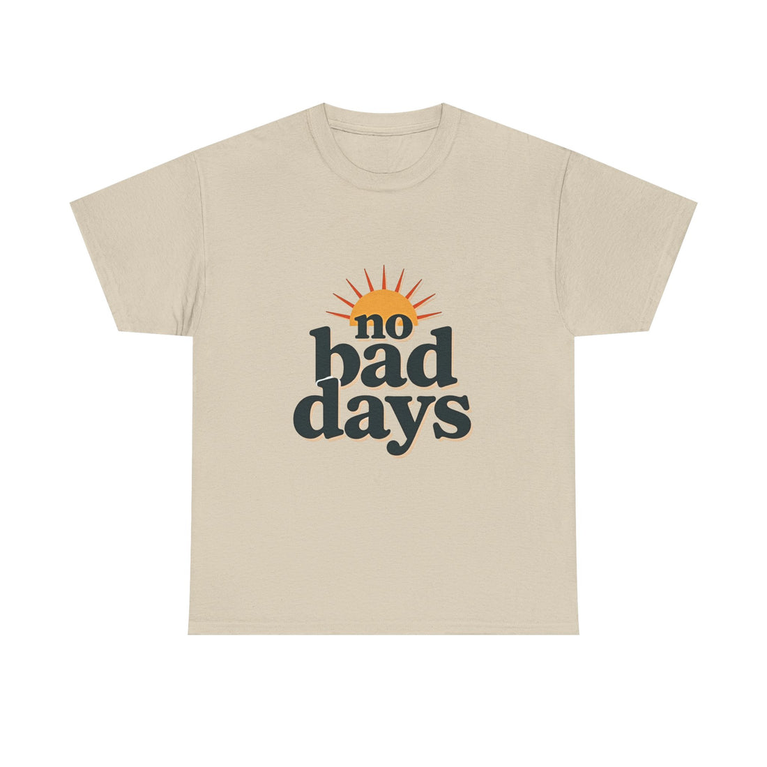 'no bad days'  Vintage Sunrise Positive Vibe T-Shirt
