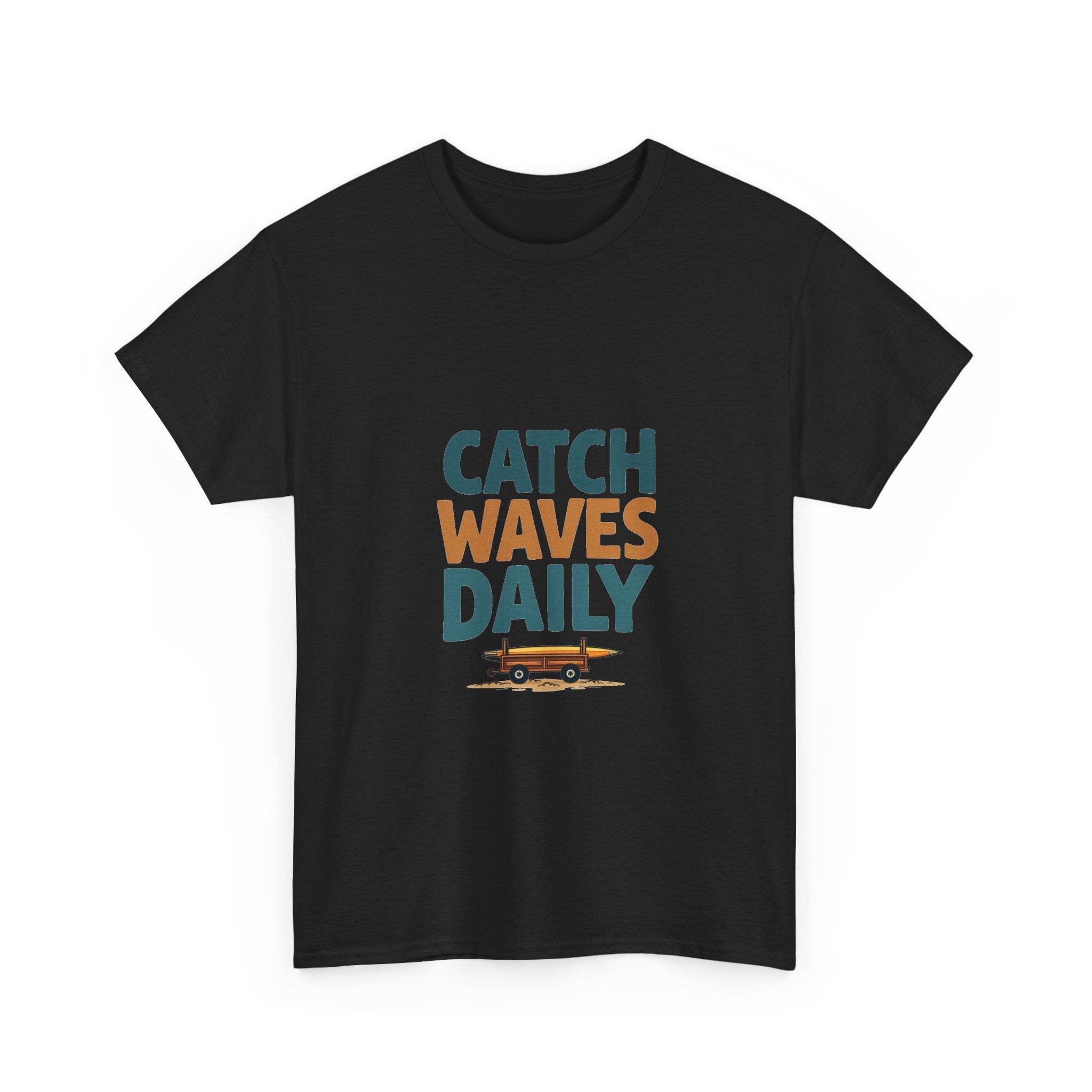Catch Waves Daily Retro Surf Van T-Shirt