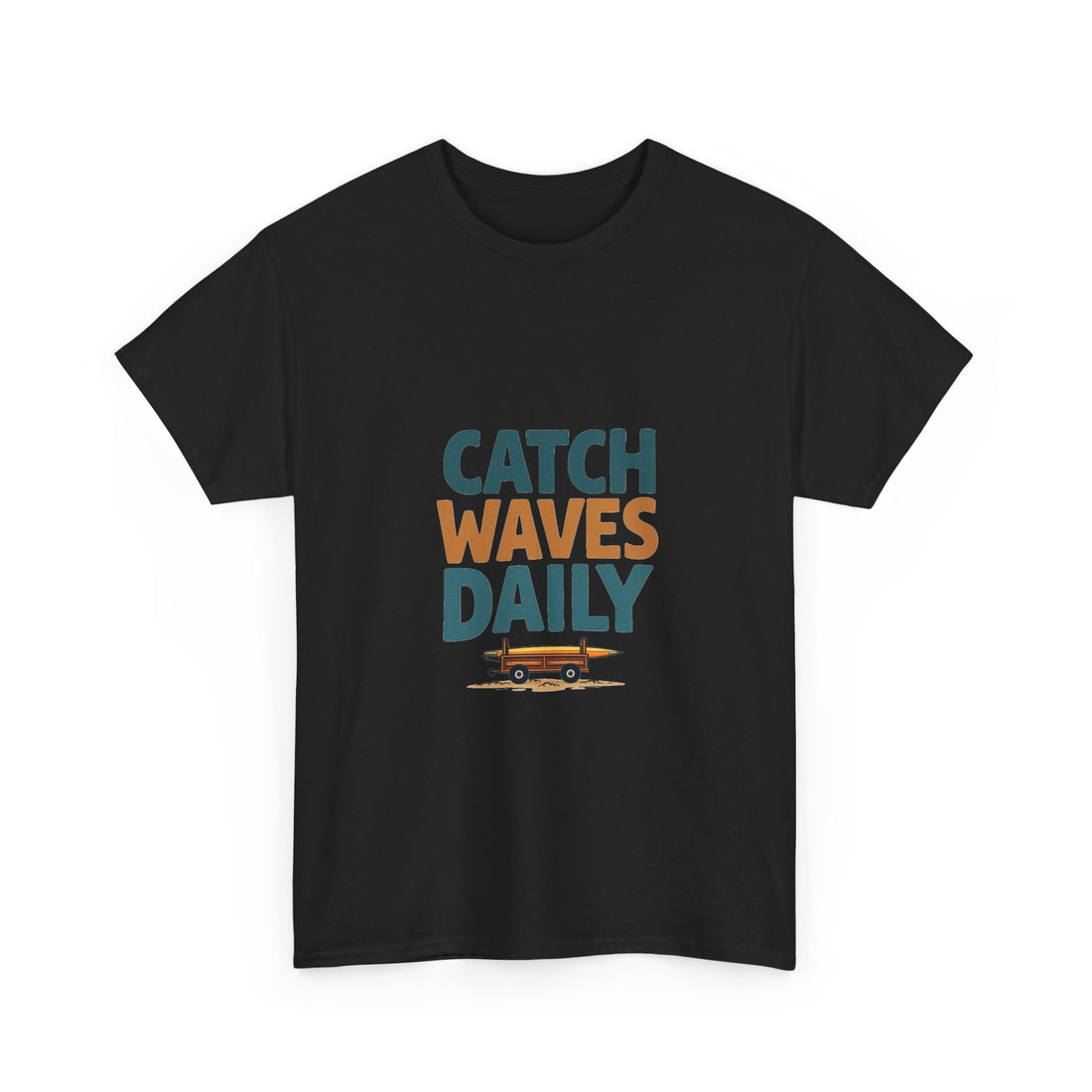 Catch Waves Daily Retro Surf Van T-Shirt