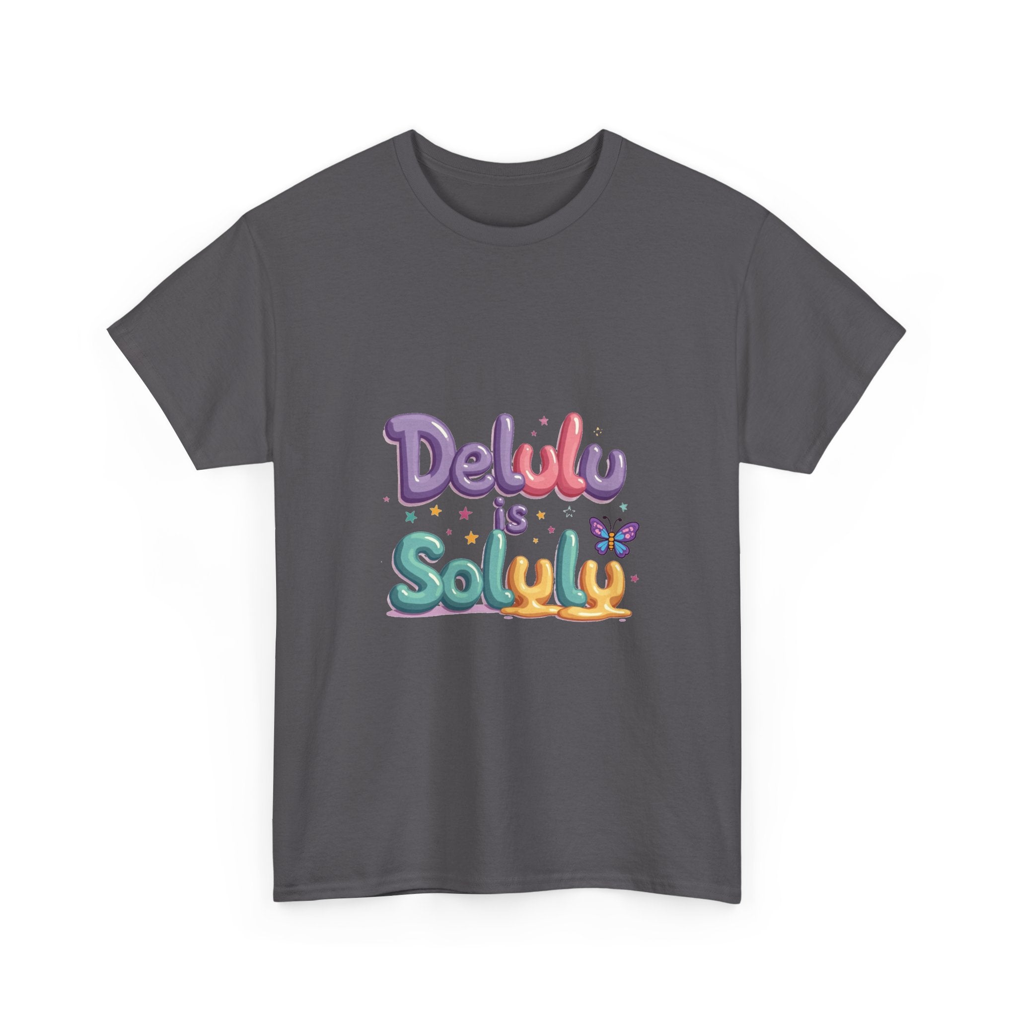 'Delulu Is Solulu' Cute Graphic T-Shirt