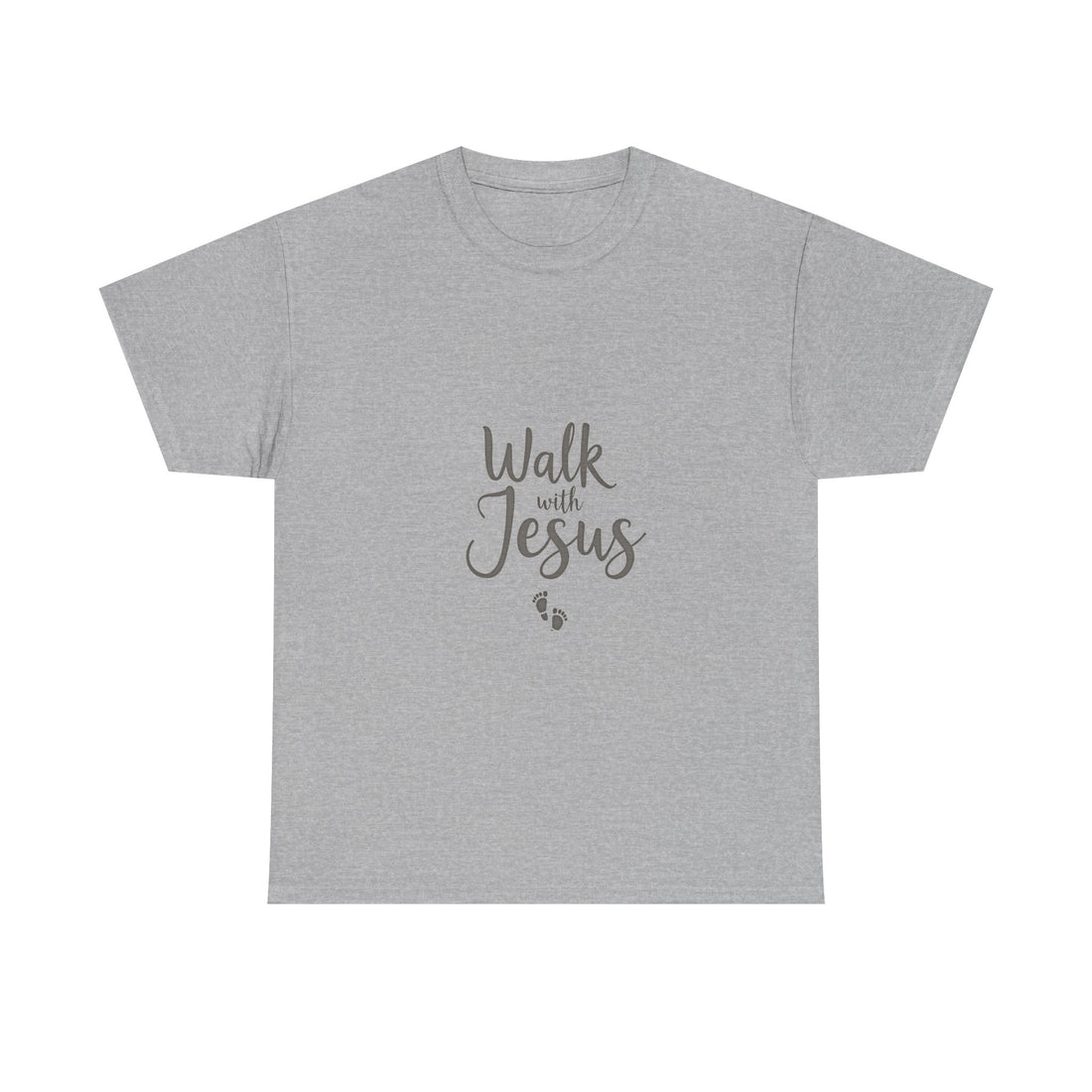 'Walk with Jesus" Footprint Edition Faith T-Shirt