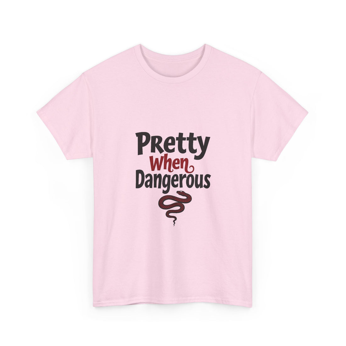 Pretty When Dangerous Bold Snake Graphic T-Shirt