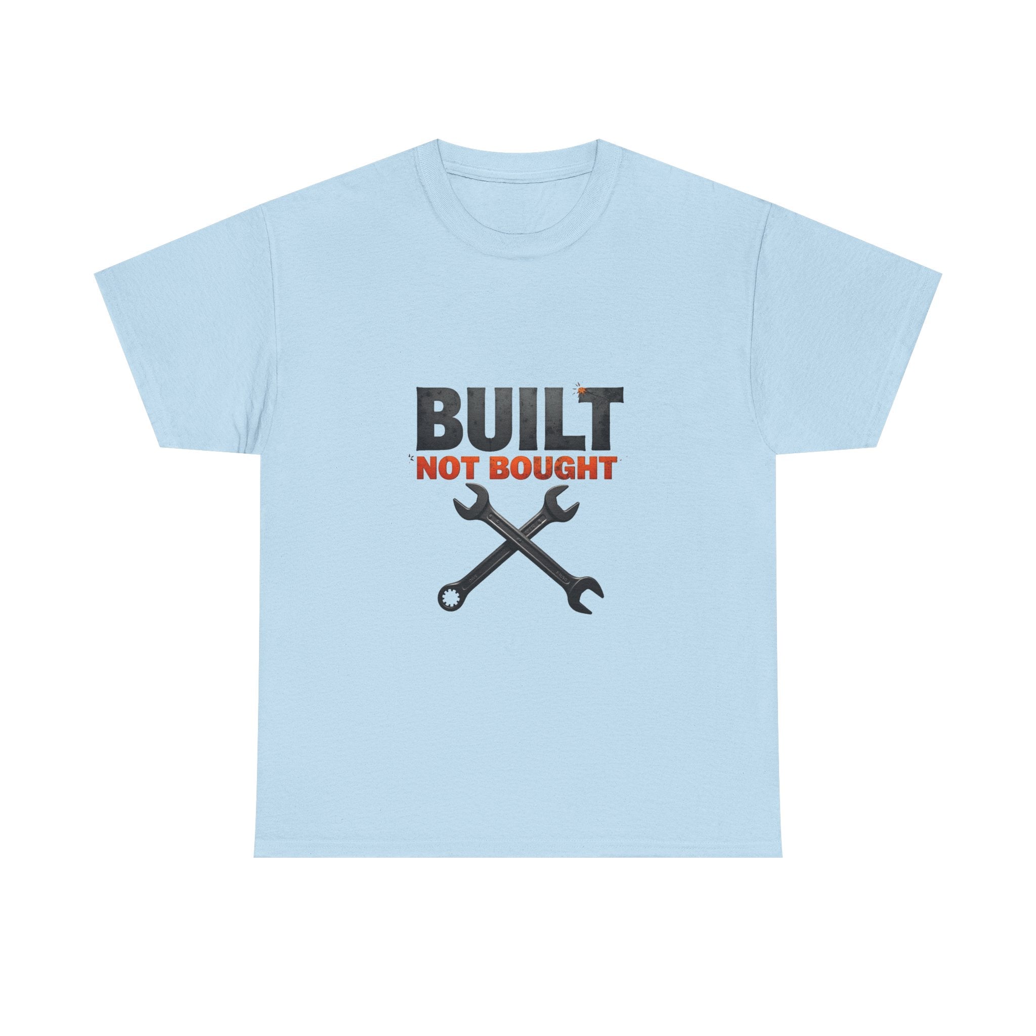 'Built Not Bought' Mechanic & DIY Garage T-Shirt