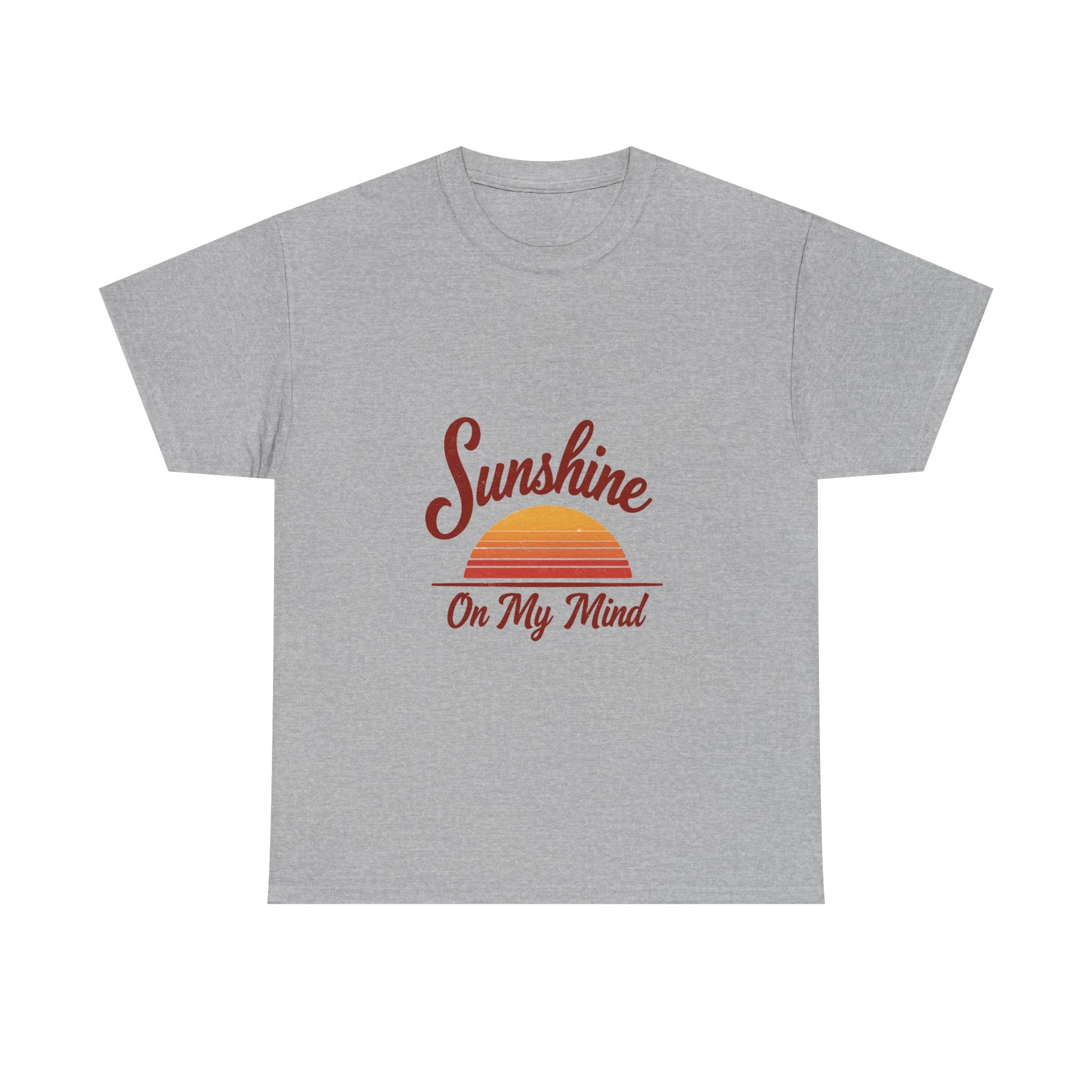 'Sunshine On My Mind' Retro Sunset Graphic T-Shirt