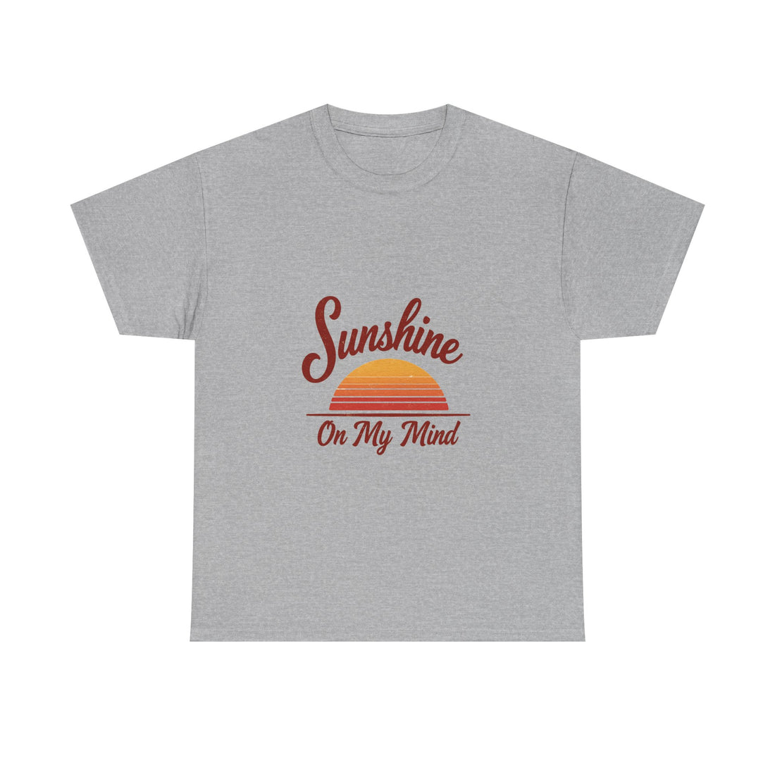 'Sunshine On My Mind' Retro Sunset Graphic T-Shirt