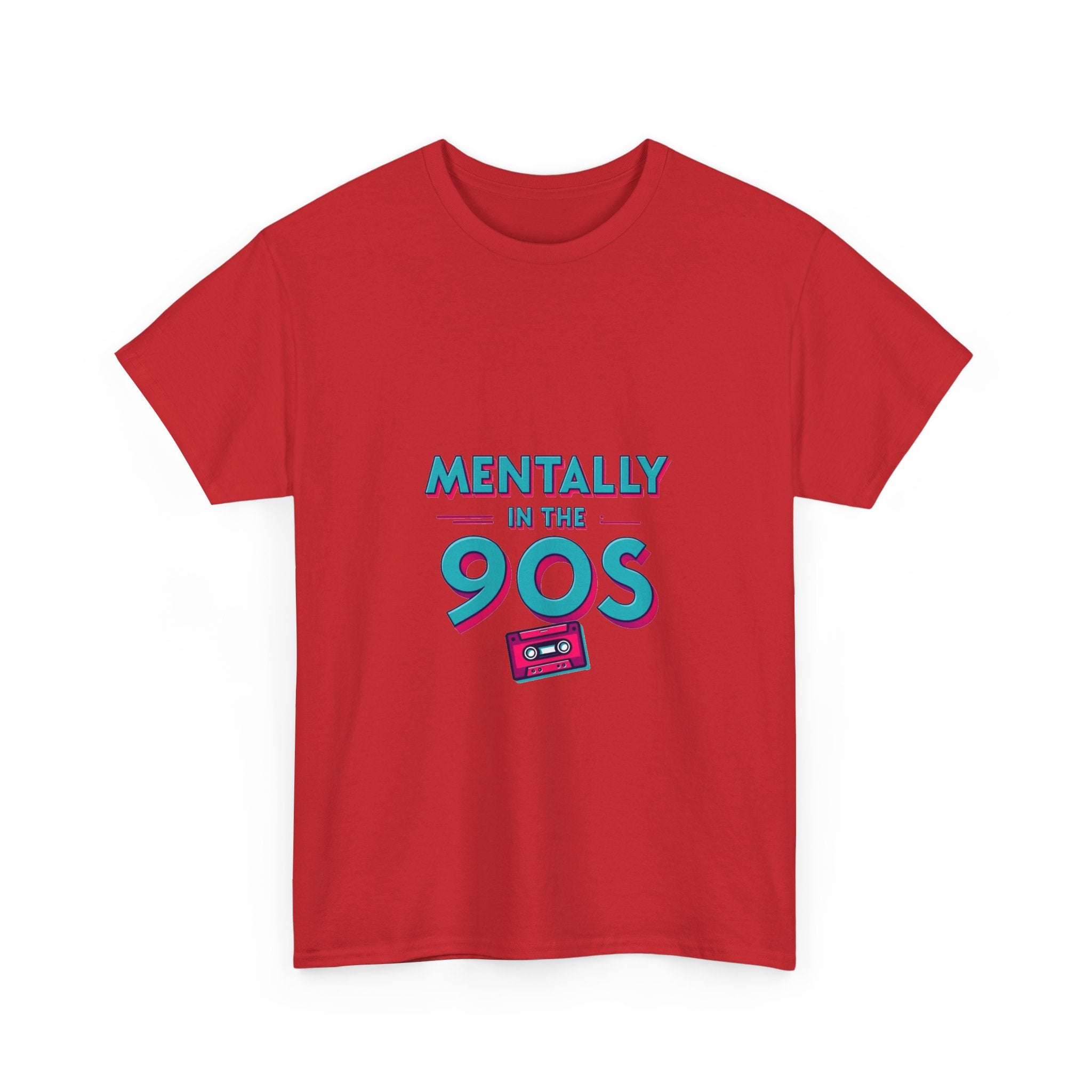 'Mentally in the 90s' Retro Cassette T-Shirt