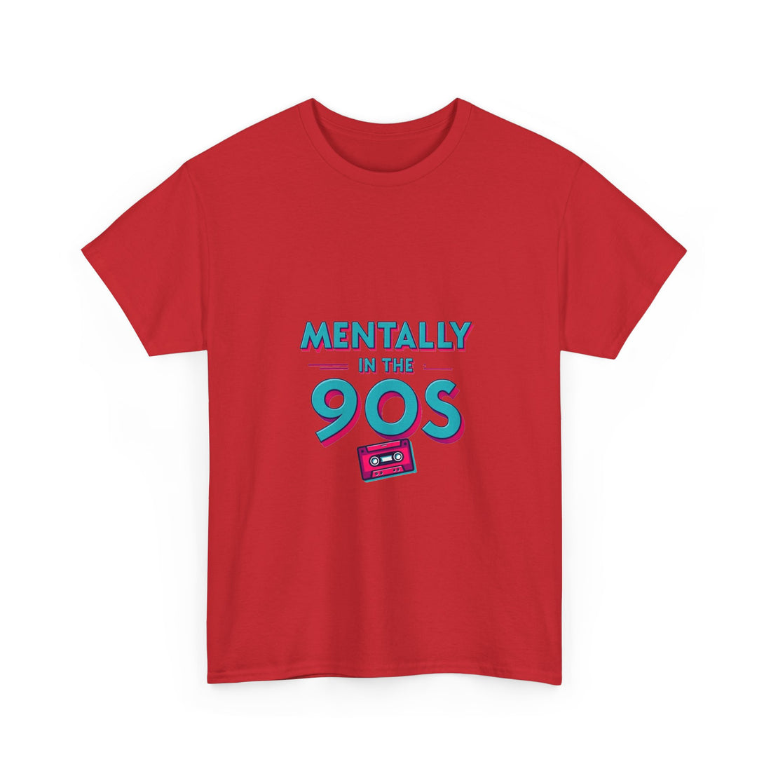 'Mentally in the 90s' Retro Cassette T-Shirt
