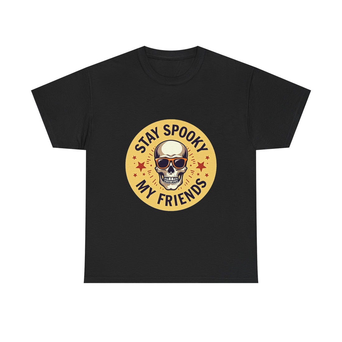 'Stay Spooky My Friends' Skull T-Shirt