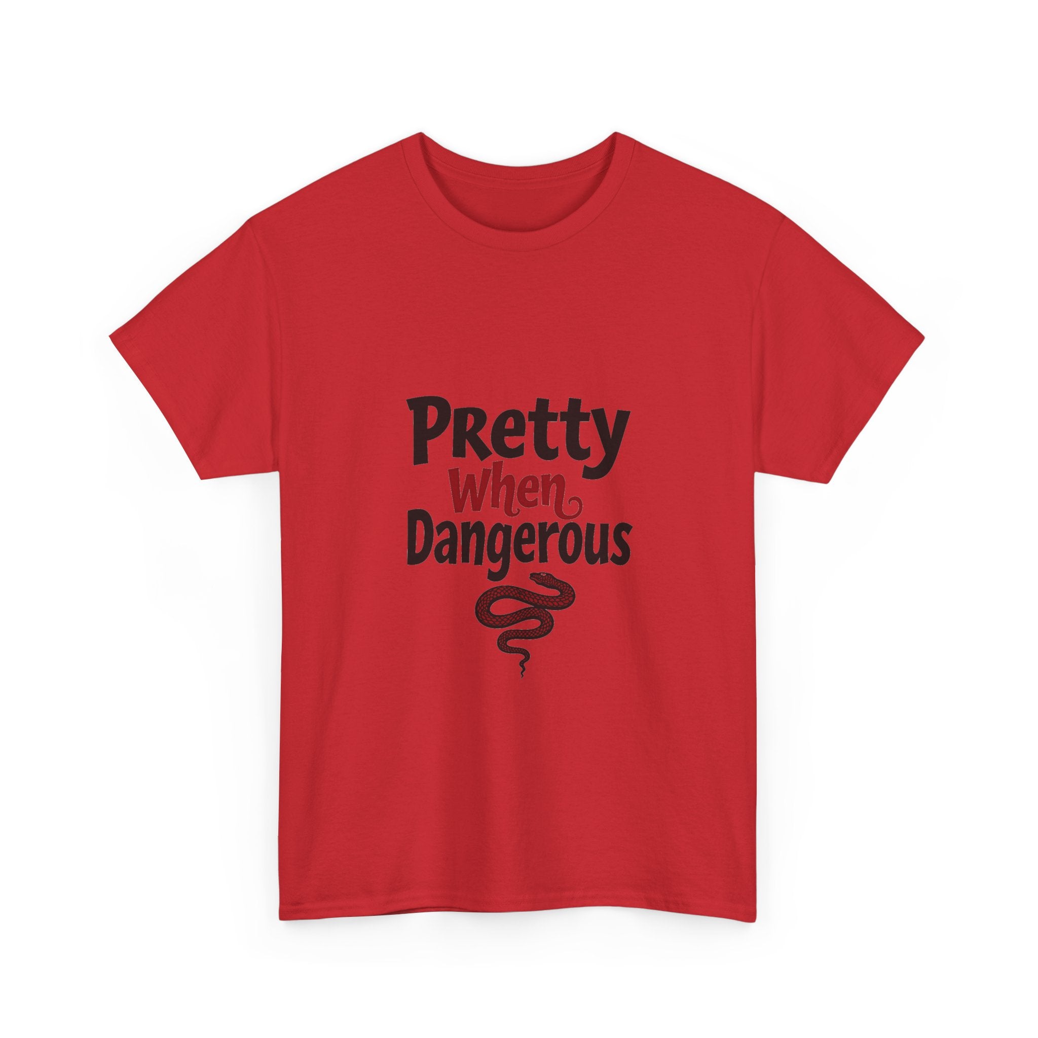 Pretty When Dangerous Bold Snake Graphic T-Shirt