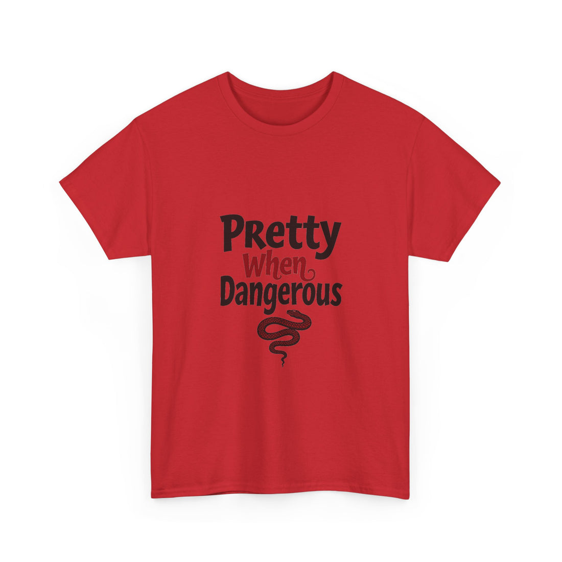 Pretty When Dangerous Bold Snake Graphic T-Shirt