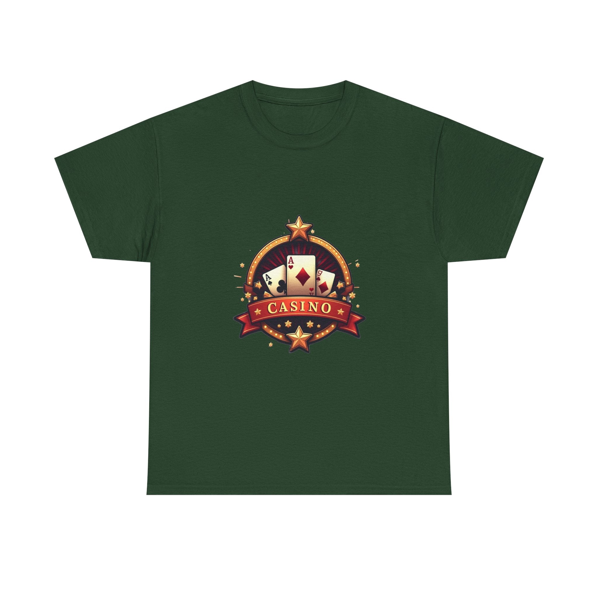 Casino Playing Cards T-Shirt — Vintage Poker Logo Tee