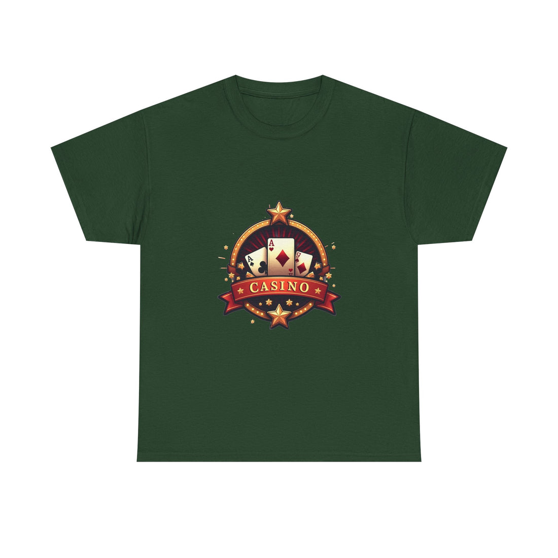 Casino Playing Cards T-Shirt — Vintage Poker Logo Tee